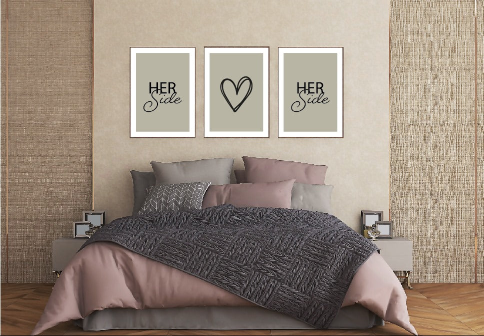 THATS MY SIDE - BEDROOM PRINTS